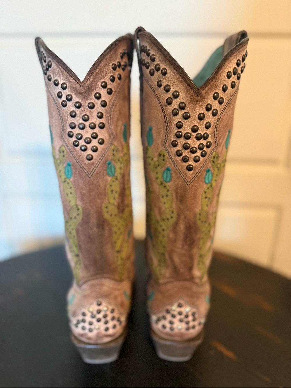 Corral Tobacco Nopal Cactus Ladies Boots - Picture 3 of 3